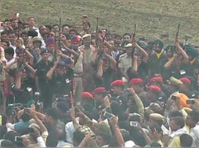 Haryana: People bid farewell to Army braveheart Mandeep Singh 