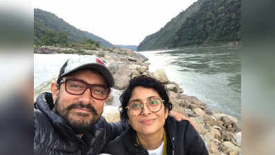 देखिए, पत्नी किरन के साथ कहां घूम रहे हैं आमिर