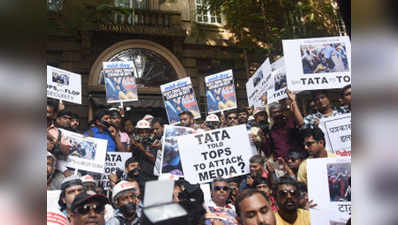 Watch: Journalists take out silent march at Tata Group Headquarters to protest attack on photographers 