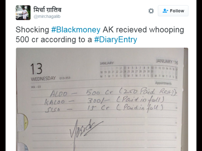 AK ने लगाए PM मोदी पर घूस के आरोप, ट्विटर ने लिए मजे