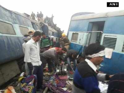 యూపీలో ఘోర రైలు ప్రమాదం.. 63 మంది దుర్మరణం