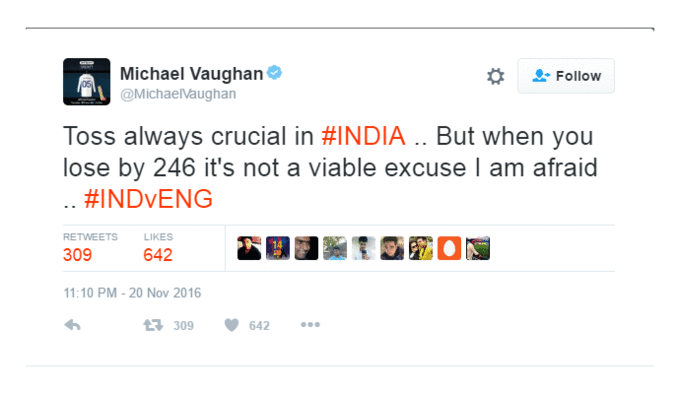 भारत की जीत के बाद ट्विटर पर जश्न