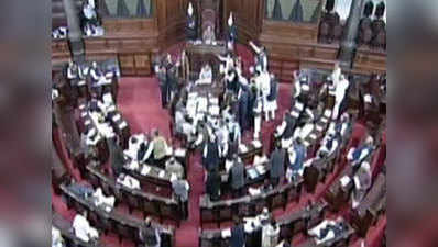 Opposition MPs raise slogans in Rajya Sabha, storm the Well 