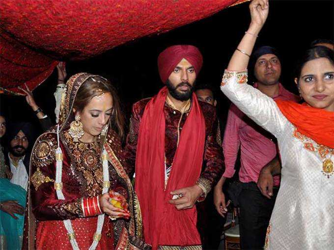 युवराज सिंह और हेजल कीच की शादी की तस्वीरें