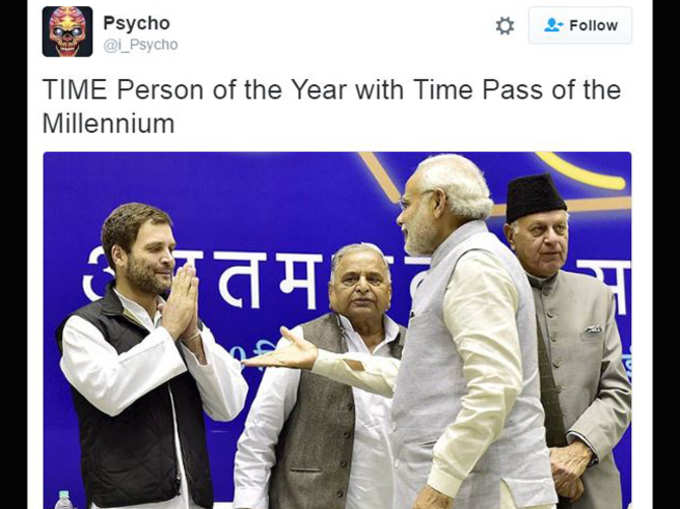 मोदी जीते टाइम पर्सन ऑफ द इयर अवॉर्ड, निशाने पर केजरी