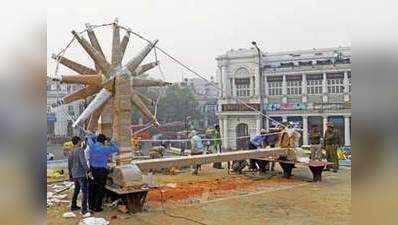 26-ft-long charkha in the heart of Delhi to spin tales of glory 