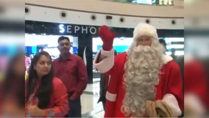 Watch: Santa Claus from Finland greets people ahead of Christmas 