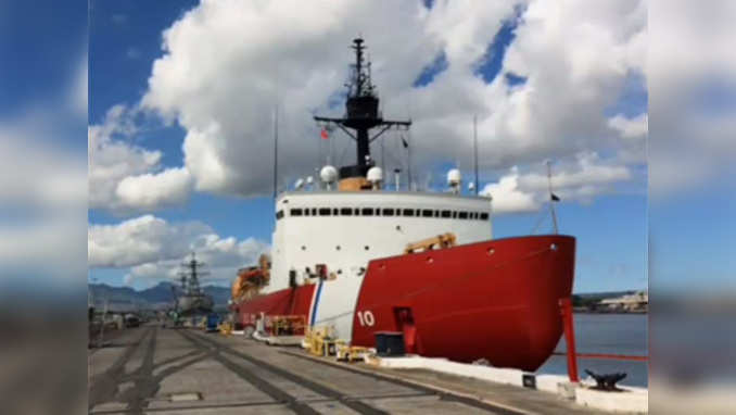 Ice-busting ship in Hawaii on way to Antarctica 