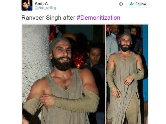 रणवीर सिंह का अनूठा ड्रेसिंग सेंस, ट्विटर पर कैप्शन की बारिश!