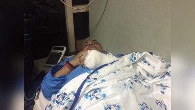 सड़क दुर्घटना में बाल-बाल बचे केंद्रीय मंत्री मनोज सिन्हा, हड्डी टूटी