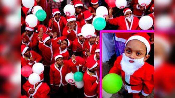 Thiruvananthapuram: Ahead of Christmas, Santa Fest Parade draws huge crowd 