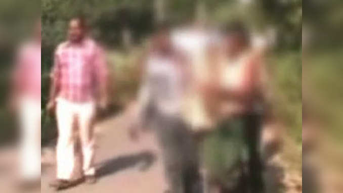 Watch: Man forced to carry fathers body on shoulders 