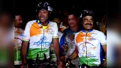 Cyclist doctor brothers create record for 6000-km ride in ten days 