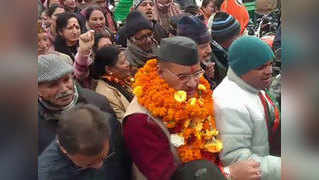 Uttarakhand polls: BJP workers celebrate after controversial MLA Ganesh Joshi gets ticket 