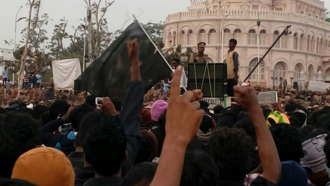 ಜಲ್ಲಿಕಟ್ಟು ಪ್ರತಿಭಟನೆ