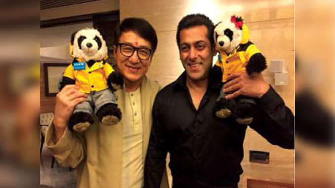 Salman Khan’s picture with Jackie Chan is too cute to miss! 