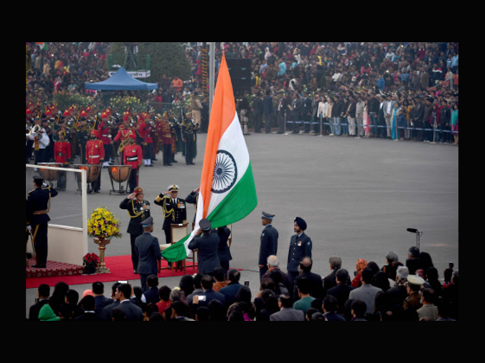 बीटिंग रिट्रीट की कुछ झलकियां