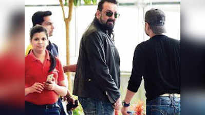 Post his release from jail, Sanjay Dutt begins shooting 