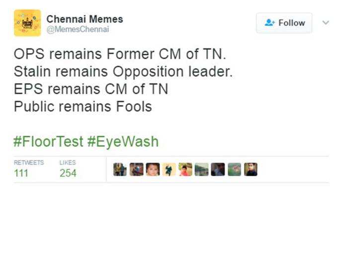 तमिलनाडु विधानसभा में हंगामा, ट्विटर यूजर्स ने लीं चुटकियां!