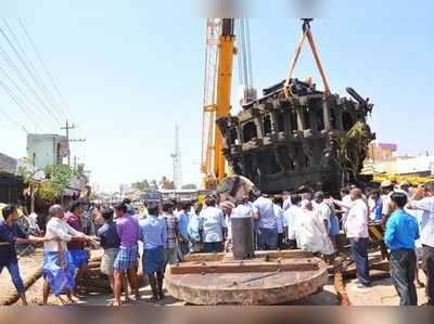 ಹಳೆ ಅಚ್ಚು ಜೋಡಣೆ, ಮೂಲ ಸ್ಥಳಕ್ಕೆ ಸಾಗಣೆ