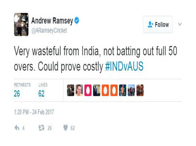 India vs Australia: विकेटों के पतझड़ पर टि्वटरबाजों की मौज