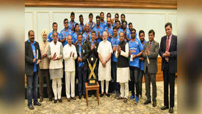 दृष्टिबाधित वर्ल्ड क्रिकेट चैंपियन टीम से मिले प्रधानमंत्री मोदी