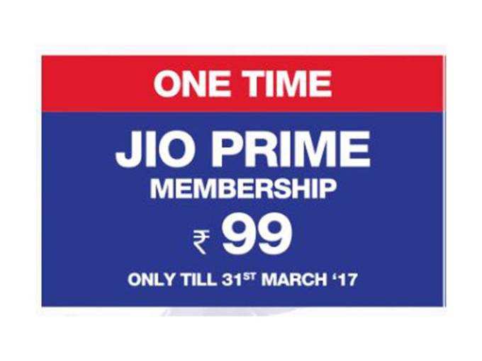 Membership fee for Jio Prime