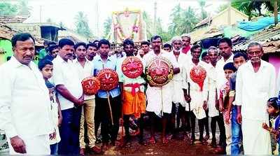 ​ಕೋಟೆ: ಮಳೆಗಾಗಿ ಆಂಜನೇಯ ಉತ್ಸವ