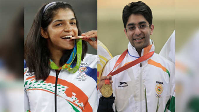 Abhinav Bindra asks Sakshi Malik to keep focus 