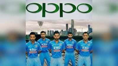 OPPO ഇന്ത്യന്‍ ക്രിക്കറ്റ് ടീമിന്റെ പുതിയ സ്പോണ്‍സര്‍