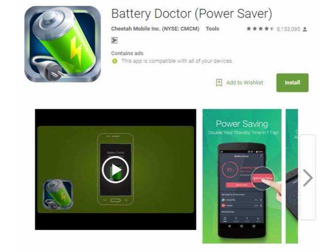 Battery Doctor app