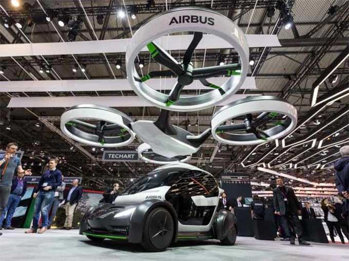 जिनीवा मोटर शो में दिखी एयरबस की उड़ने वाली कार