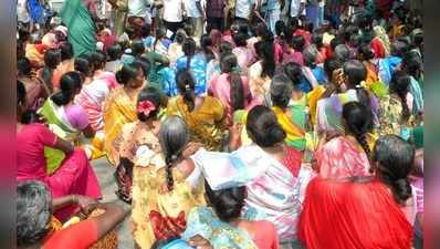 தேசிய ஊரக வேலை வாய்ப்பு திட்டத்தில் சம்பள பாக்கி: பெண்கள் போராட்டம் வாபஸ்
