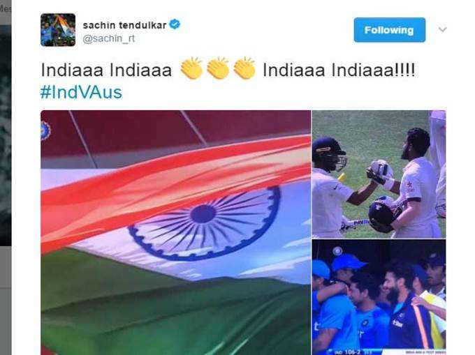 India vs Australia: भारत ने जीती सीरीज, टि्वटर पर मिलीं बधाइयां