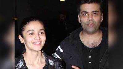 Alia Bhatt dines with mentor Karan Johar 