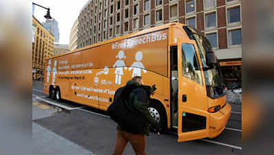 Anti-transgender bus sparks protests in US 