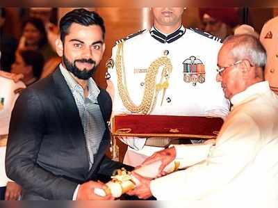विराट कोहली समेत 39 को राष्‍ट्रपति ने प्रदान किए पद्म पुरस्‍कार