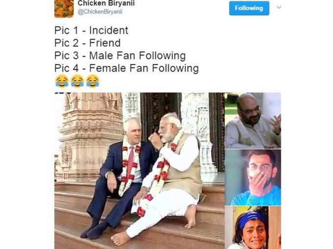 PM मोदी और टर्नबुल की फोटो पर लोगों ने बरसाए ट्वीट्स!
