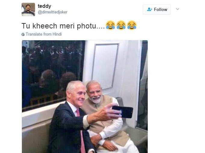 PM मोदी और टर्नबुल की फोटो पर लोगों ने बरसाए ट्वीट्स!