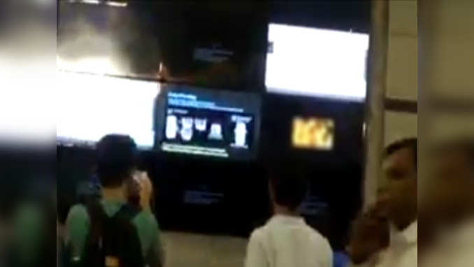 Porn clip plays on big screen at Delhi metro station 