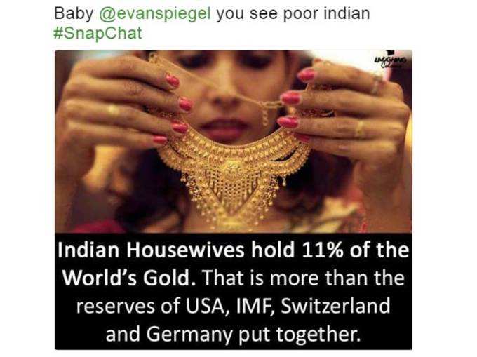 लोगों ने स्नैपचैट के CEO को बताया भारत क्यों नहीं है गरीब!
