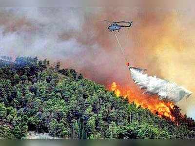 বাগে আসেনি মাউন্ট আবুর দাবানল, তীব্র সংগ্রাম সেনা ও বায়ুসেনার