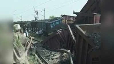 Goods train derails in Haryana, bogies fall in river 