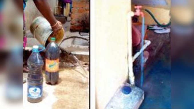 Bengaluru: Shanti Nagar residents get blue and maroon coloured drinking water 