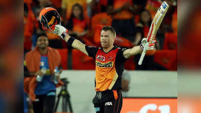 SRH v KKR, IPL 2017: David Warner deflates Kolkata Knight Riders with 59-ball 126 