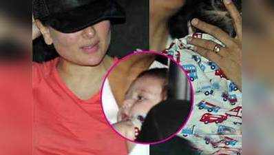 Kareena Kapoor Khan spotted with son Taimur 