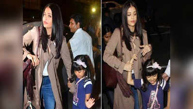 Aishwarya leaves for Cannes Film Festival with daughter Aaradhya 