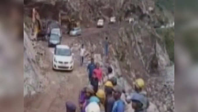 Badrinath highway re-opens for light vehicles after landslide 