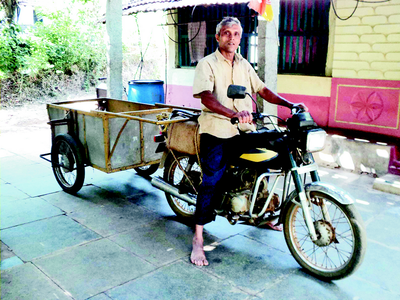 ಕೃಷಿ ಕಾಯಕ ಸುಲಭಗೊಳಿಸಿದ ಬೈಕ್‌ ಗಾಡಿ