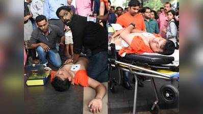 Doctors, paramedics hold medical emergency mock drill in Kochi 